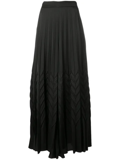 Blumarine pantalones palazzo con motivo chevron