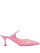 Image 1 of Prada crocodile effect slip-on mules