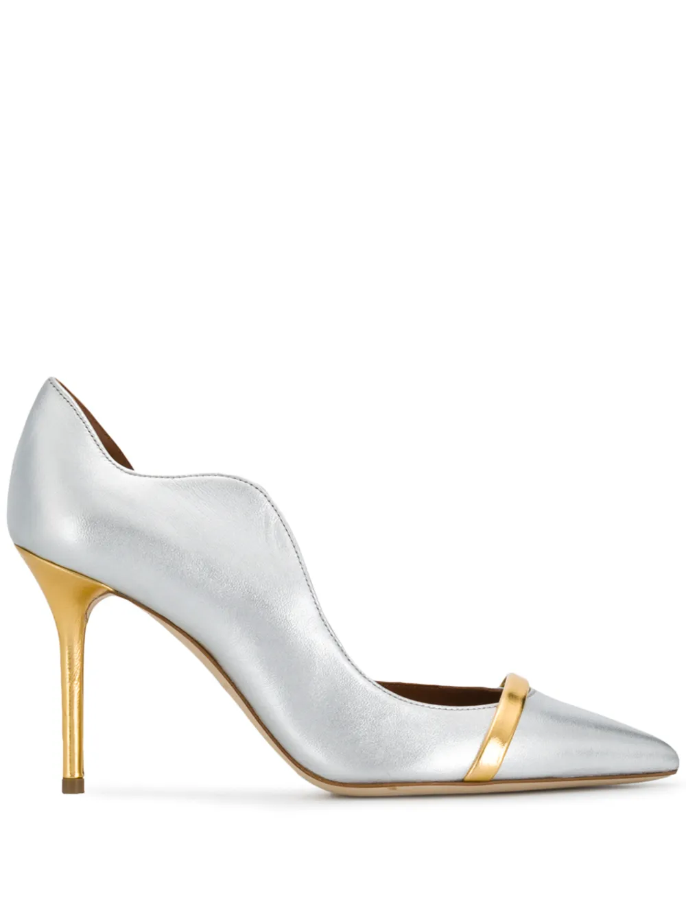 Malone Souliers Pumps MALONE SOULIERS MORRISSEY PUMPS - SILVER