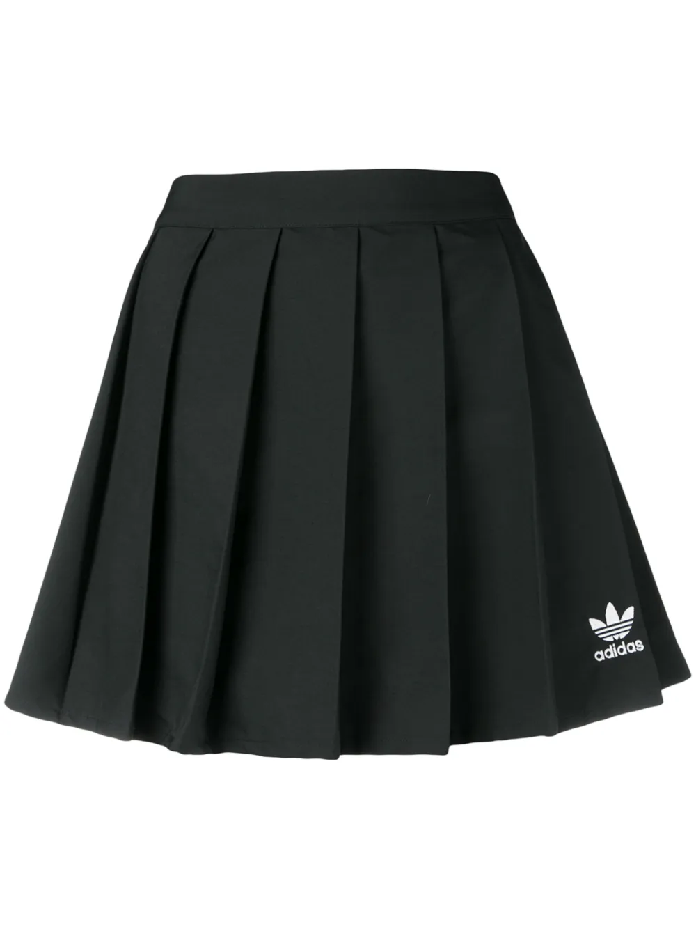 ADIDAS ORIGINALS ADIDAS PLEATED MINI SKIRT - BLACK