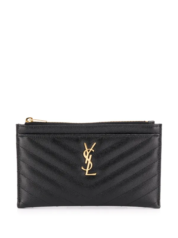 saint laurent quilted pouch