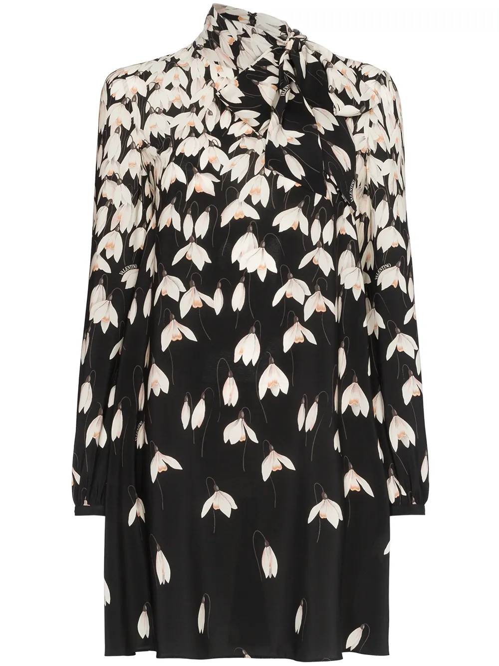 Valentino Garavani Jurk met bloemdessin K92 MULTICOLOURED