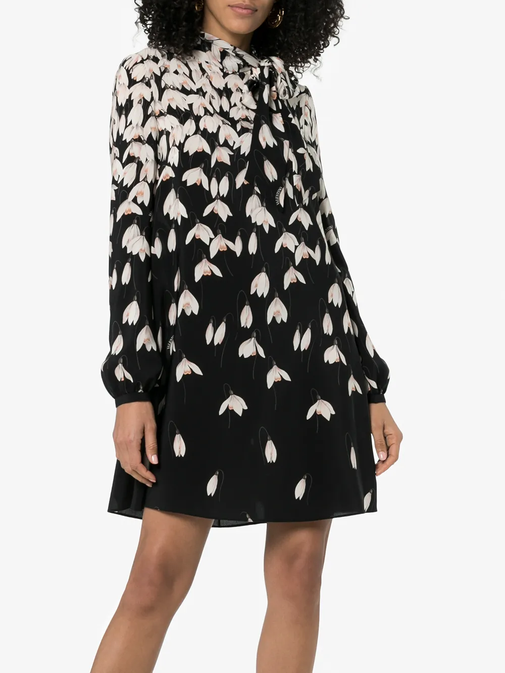 Valentino Garavani Jurk met bloemdessin K92 MULTICOLOURED