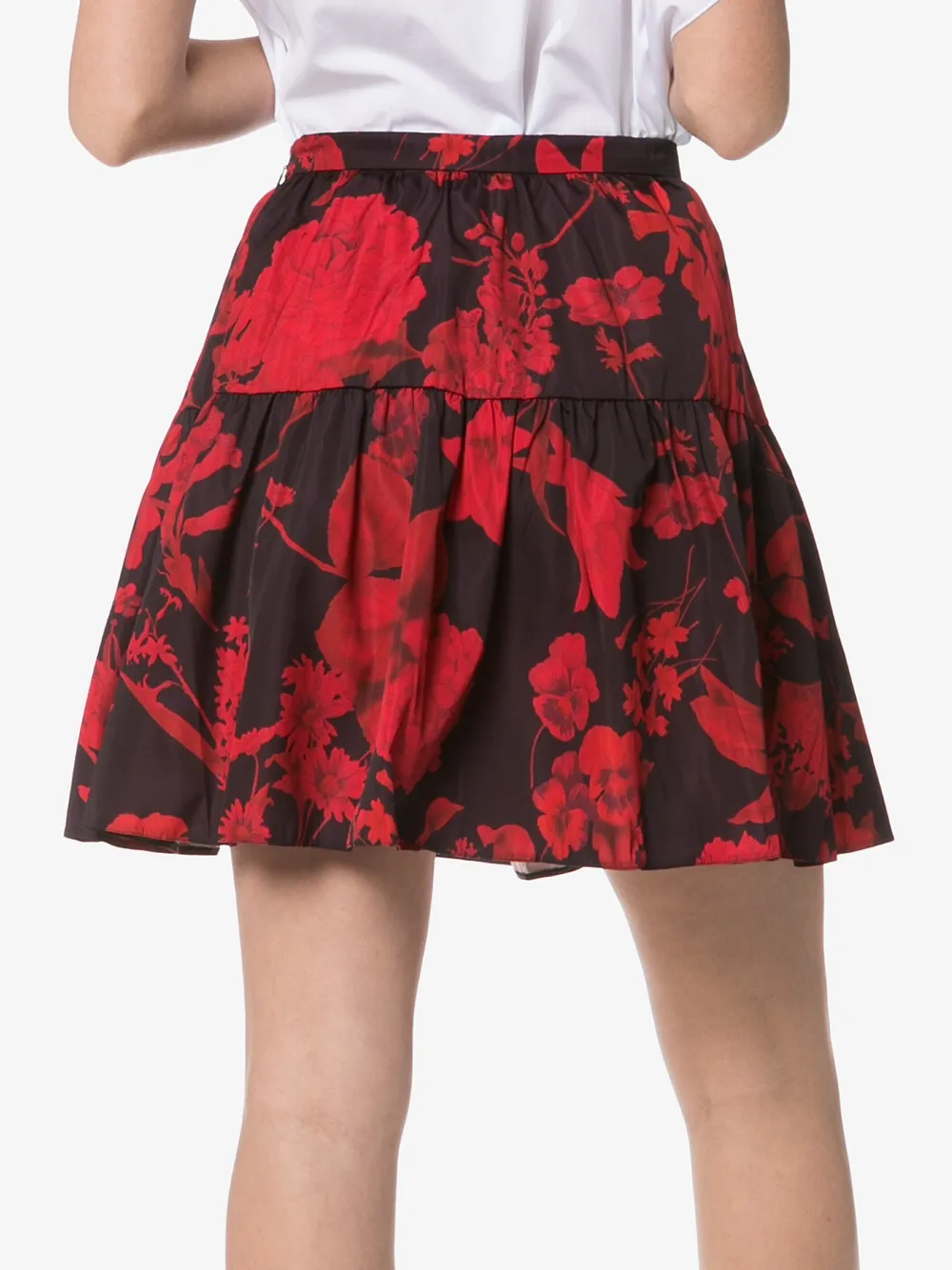 Valentino Garavani Rok met bloemenprint Rood