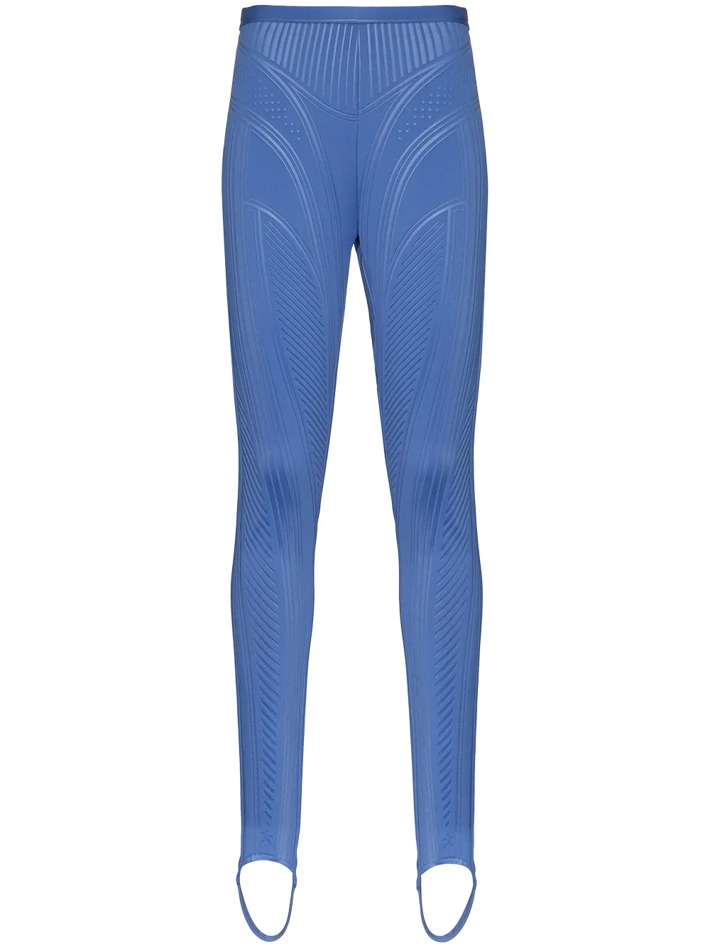 Mugler Pants embossed stirrup leggings