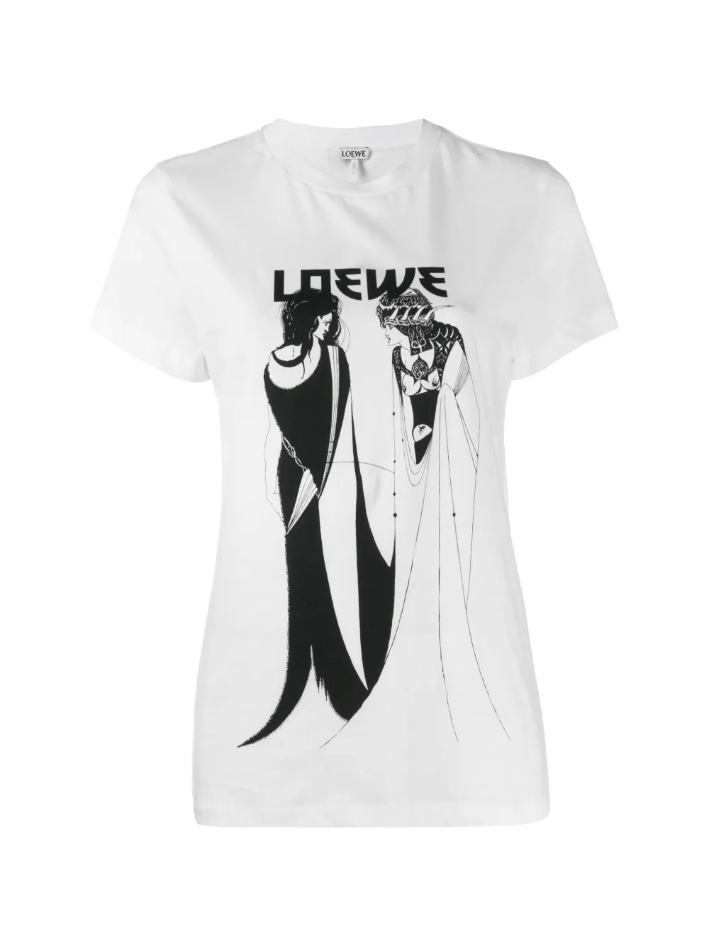 LOEWE SALOME LOGO PRINT T-SHIRT,S6299932PC13832106