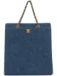 الصورة 1 من Chanel Pre-Owned حقيبة يد مبطنة بسلسلة وشعار CC