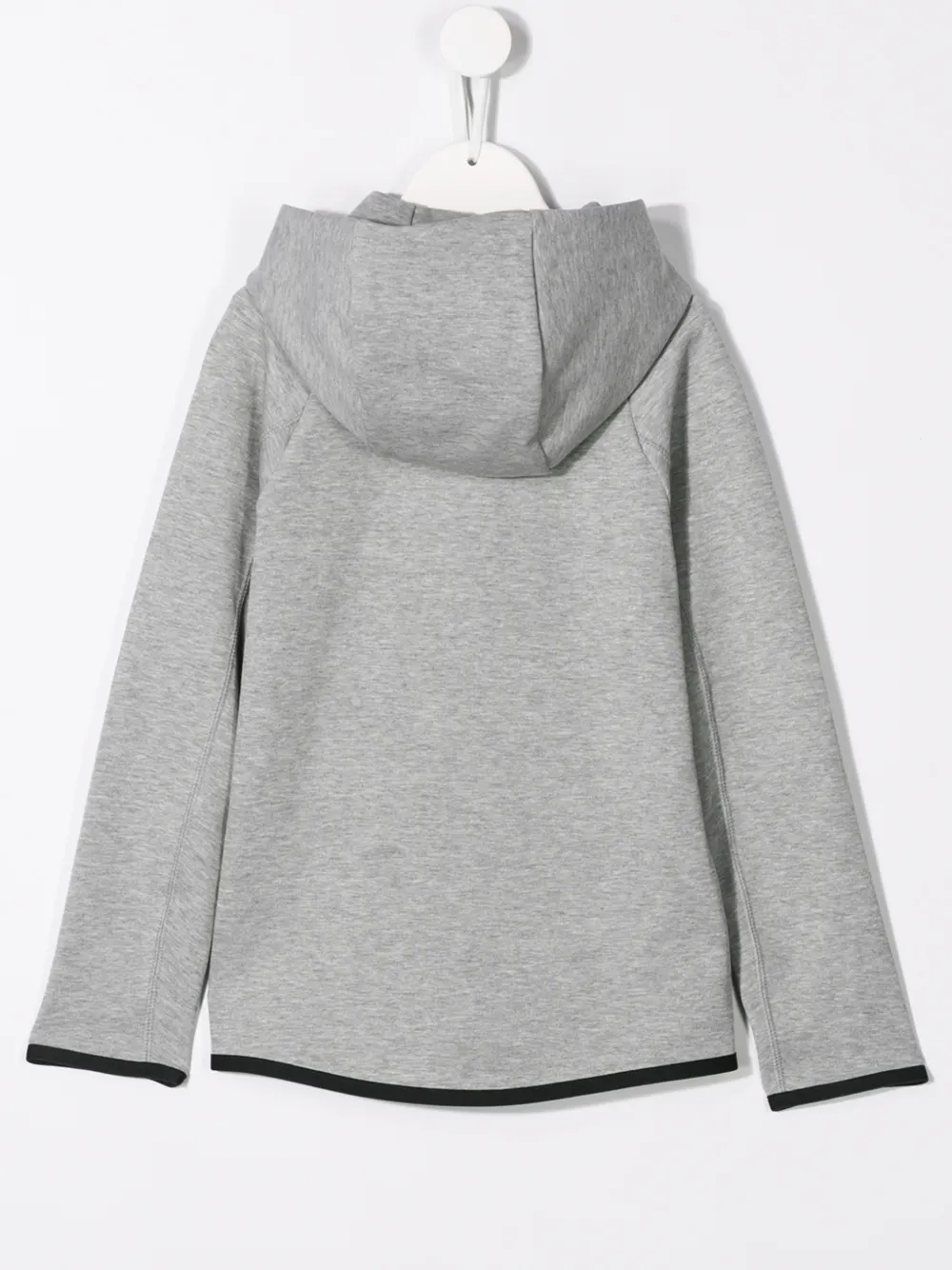 Nike Kids Hoodie met logoprint Grijs