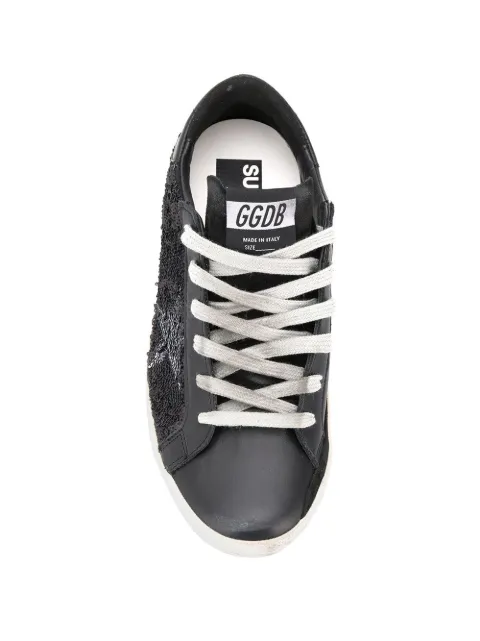 black sequin golden goose