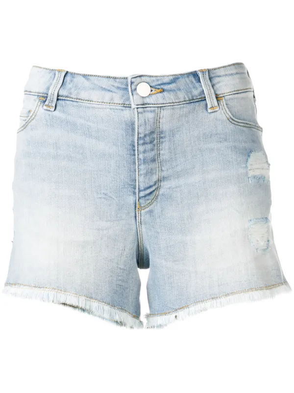 armani denim shorts