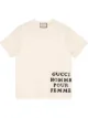 Image 1 of Gucci Oversize cotton T-shirt with appliqué