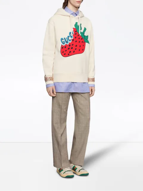 gucci strawberry hoodie