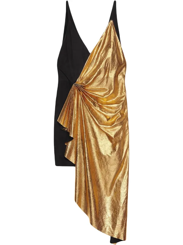 gucci gold dress