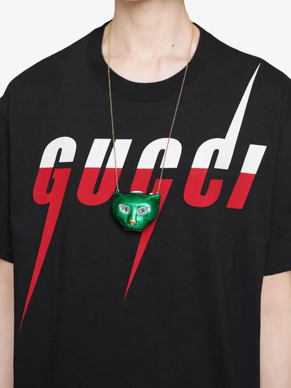 gucci red and black shirt