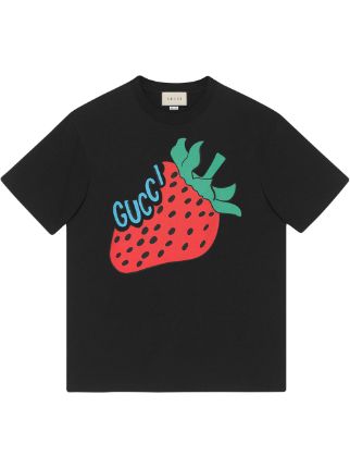 T-shirt with Gucci Strawberry print 