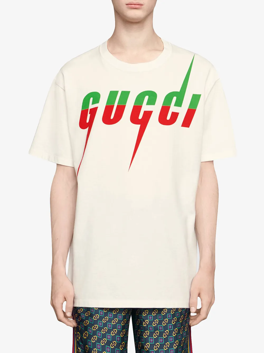 Gucci グッチ Gucciブレード プリント Tシャツ - Farfetch