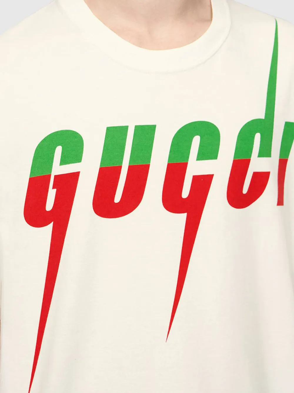 gucci red and white shirt