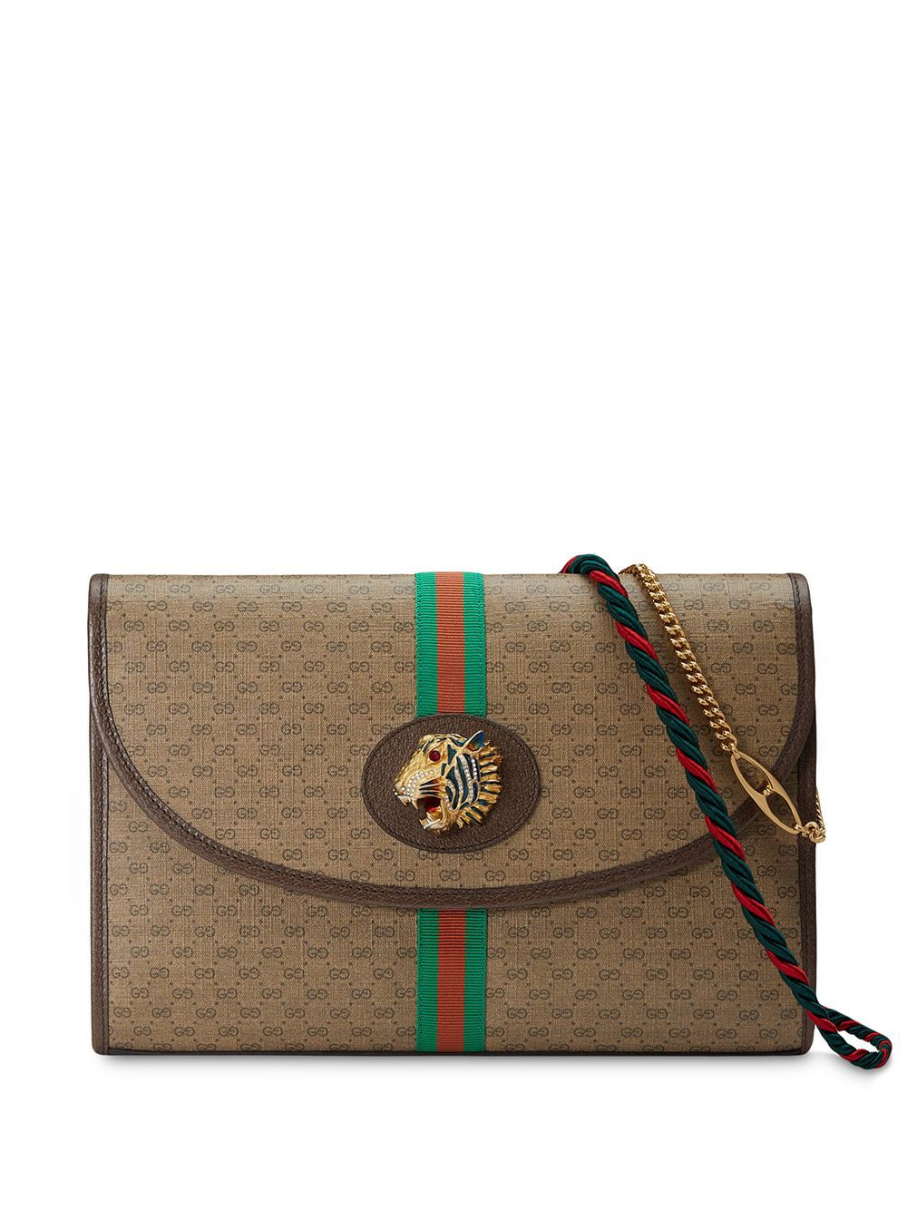 фото Gucci сумка на плечо rajah gg среднего размера