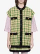 Gucci houndstooth gilet