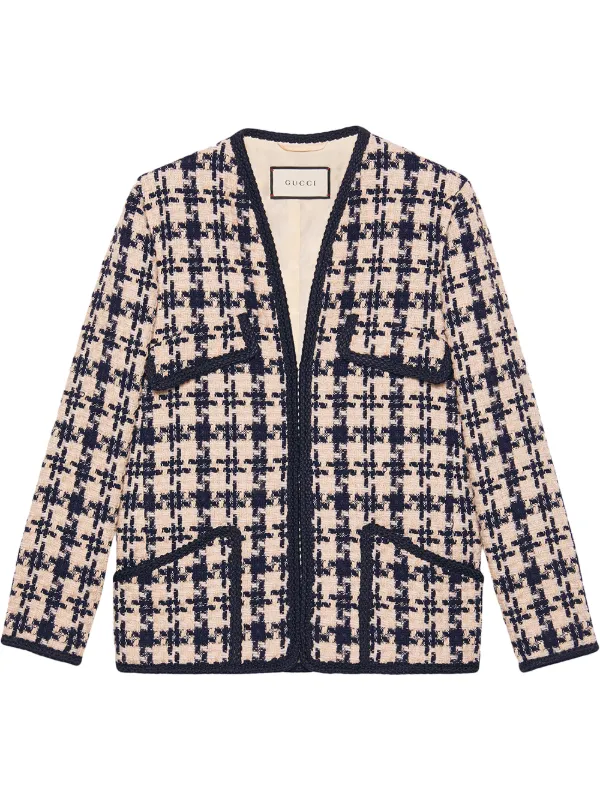 gucci houndstooth coat