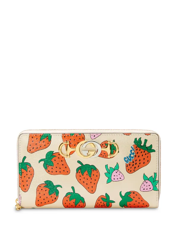 gucci strawberry wallet