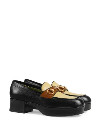 gucci platform loafers