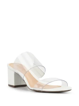 schutz clear strap heels