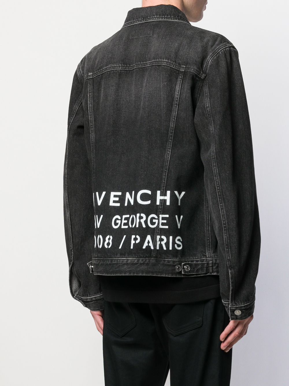 фото Givenchy классическая джинсовая куртка