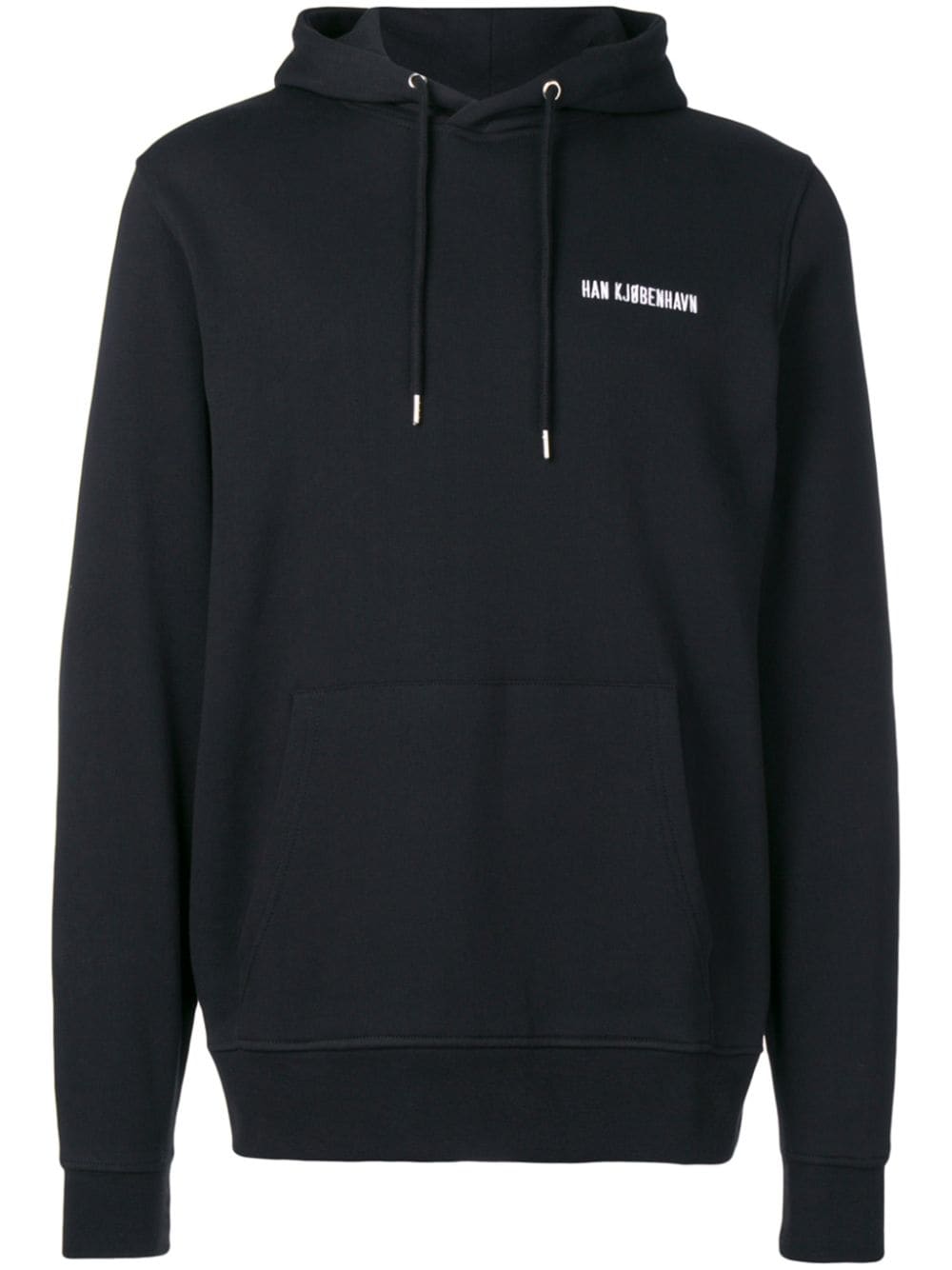 Han Kjøbenhavn logo embroidered hoodie