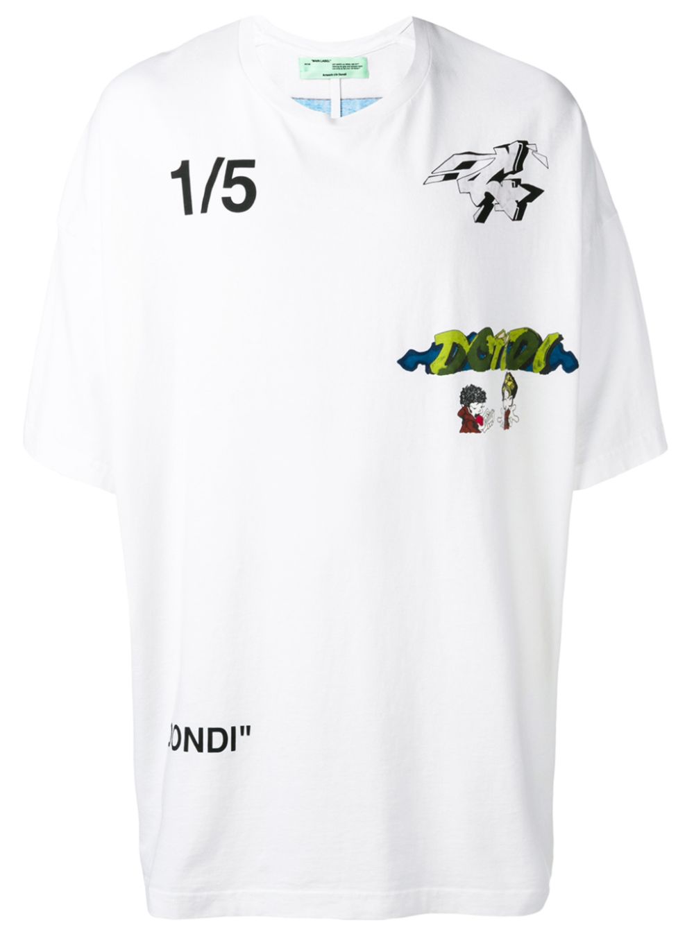 фото Off-white футболка dondi с принтом