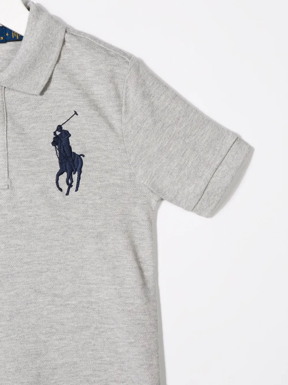 POLO RALPH LAUREN KIDS Poloshirt met geborduurd logo Grijs