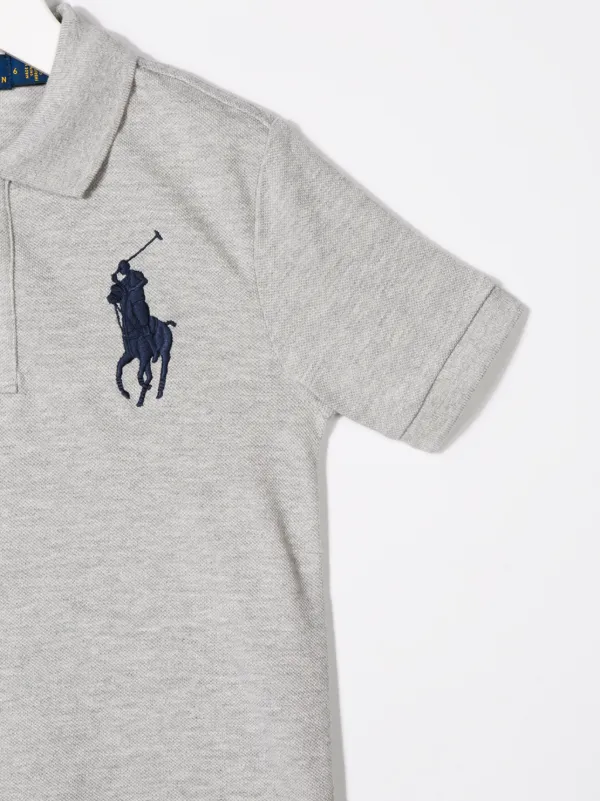 POLO RALPH LAUREN KIDS ロゴ ポロシャツ | グレー | FARFETCH JP