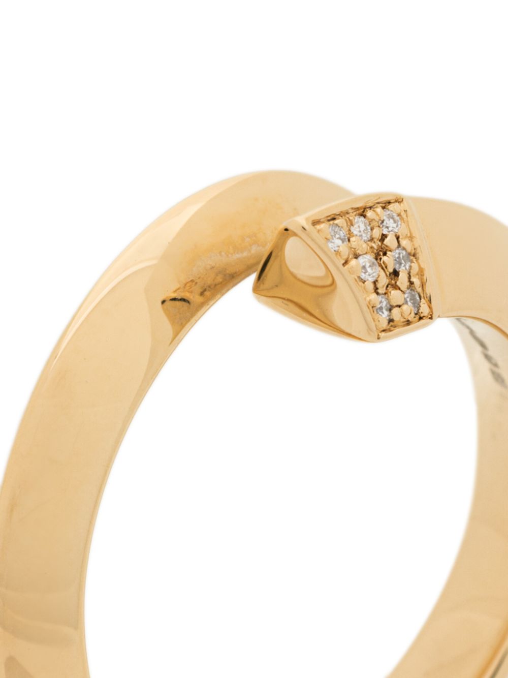 Shop Shaun Leane Sabre Diamond Ring In Gold