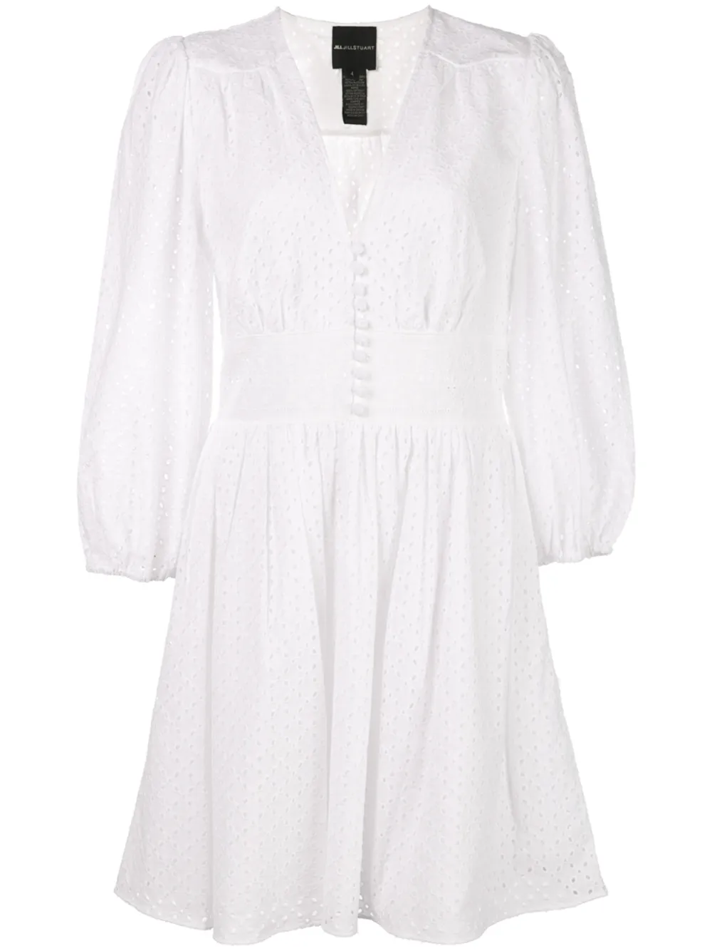 Jill Jill Stuart Dresses JILL JILL STUART BUTTON FRONT EMPIRE LINE DRESS - WHITE