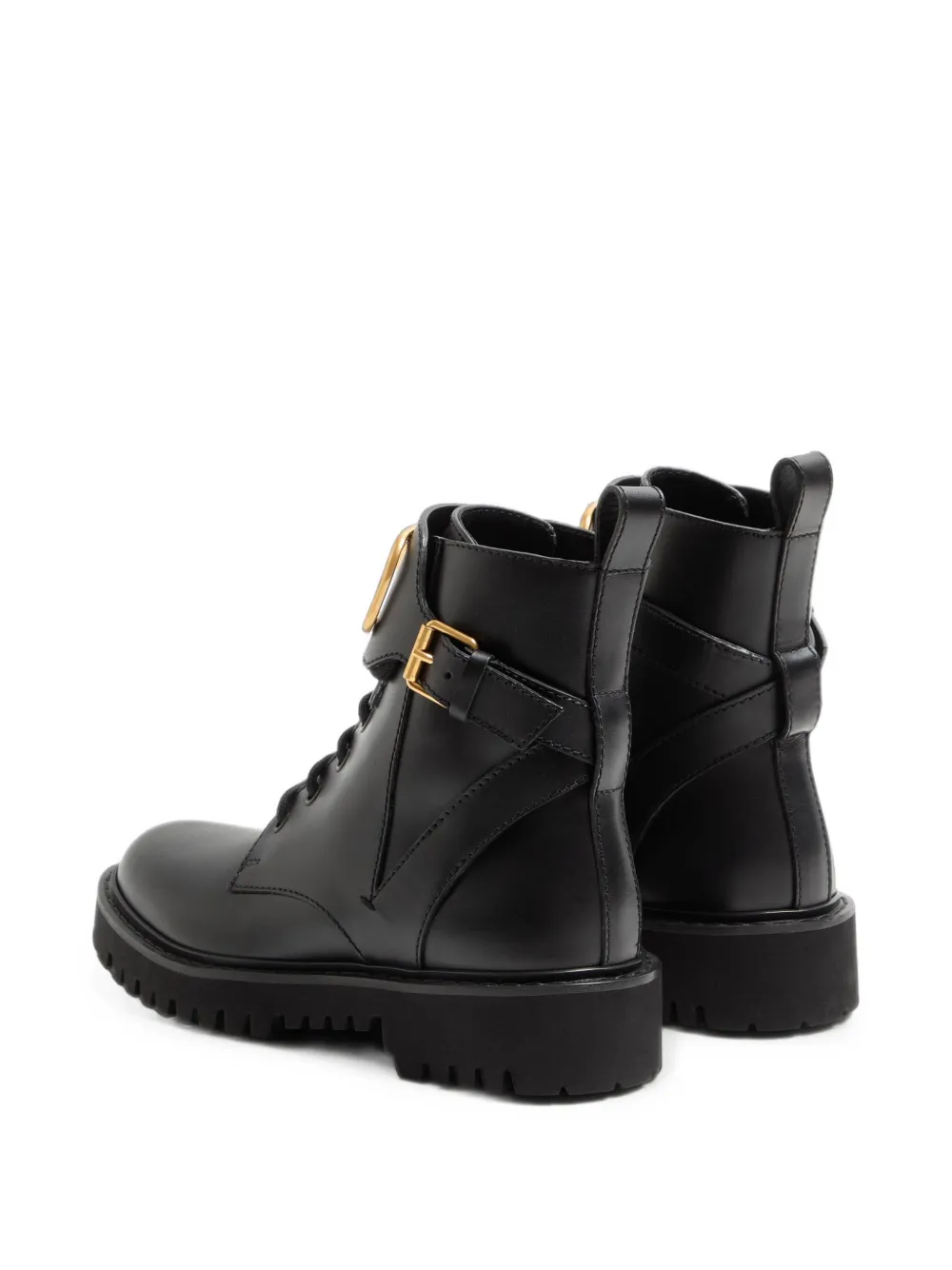 Valentino Garavani 45 mm VLogo Signature combat boots Zwart