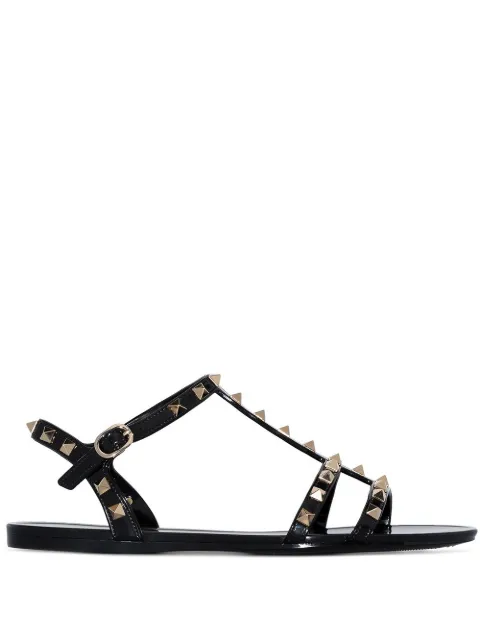 VALENTINO VALENTINO GARAVANI RUBBER ROCKSTUD SANDALS
