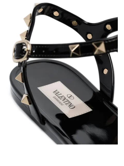 VALENTINO VALENTINO GARAVANI RUBBER ROCKSTUD SANDALS