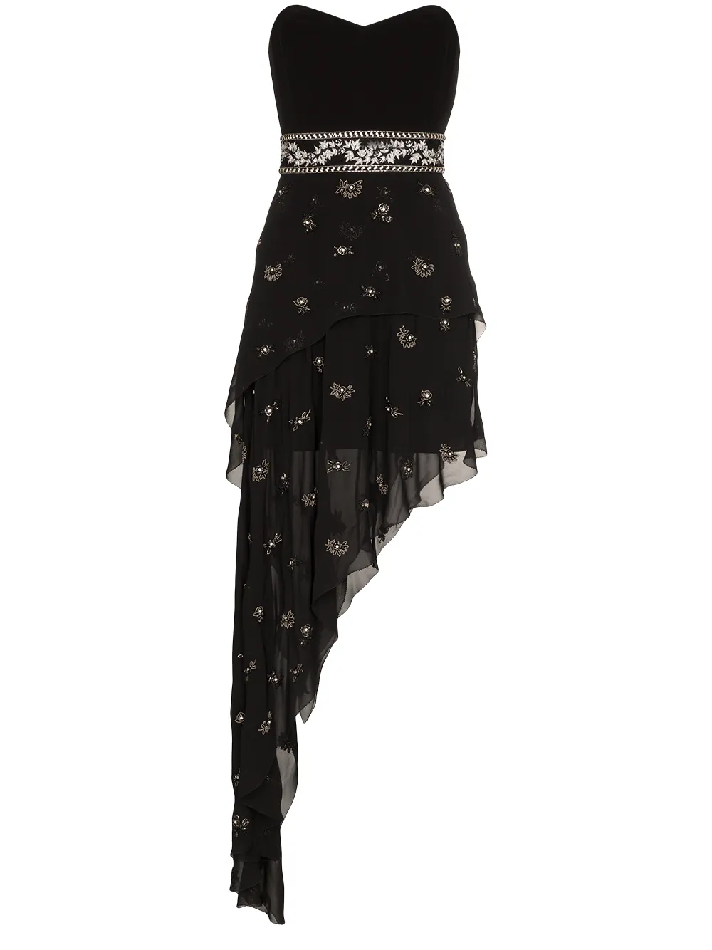 Amiri Dresses strapless crystal-embellished maxi dress