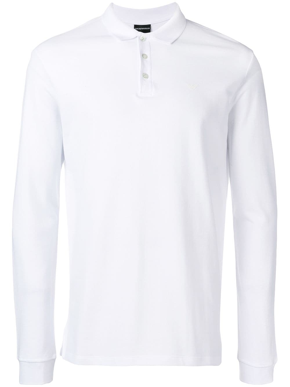 Emporio Armani Longsleeved Polo Shirt - Farfetch