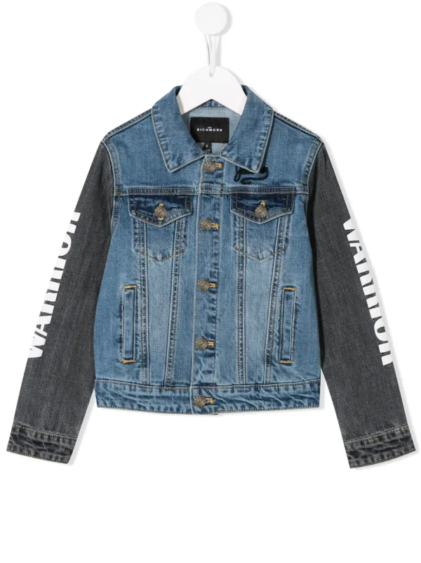 warriors denim jacket