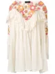 Image 1 of Alanui crochet tiered ruffle dress