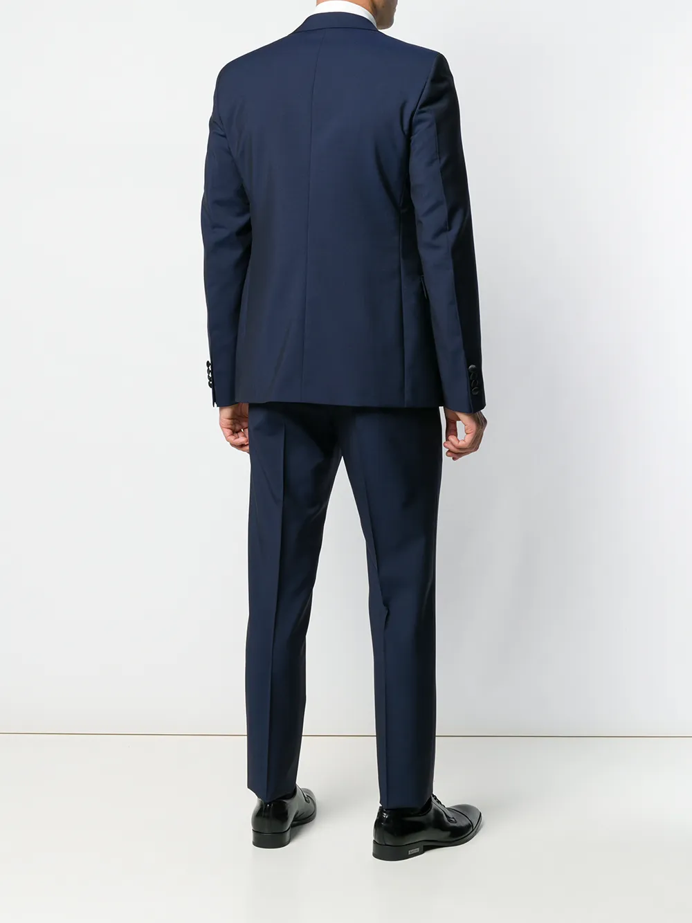 Prada Smoking met enkele rij knopen Blauw