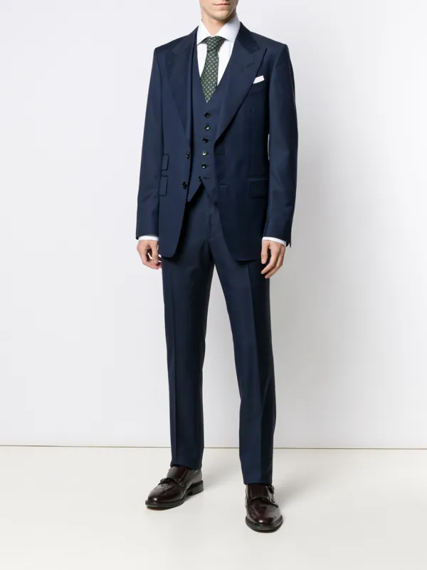 Tom Ford Three Piece Formal Suit 3 489 Shop Ss19 Online Fast