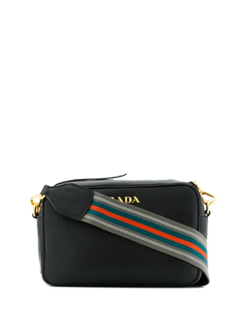 prada logo camera bag