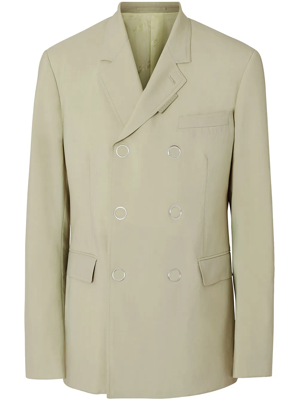 Burberry Slim Fit Pressstud Wool Tailored Jacket Farfetch