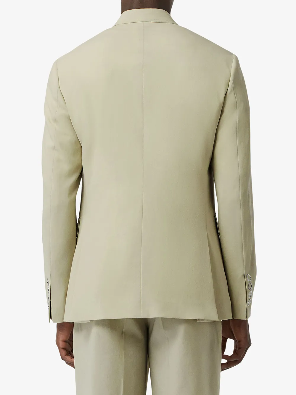 Burberry Slim Fit Pressstud Wool Tailored Jacket Farfetch