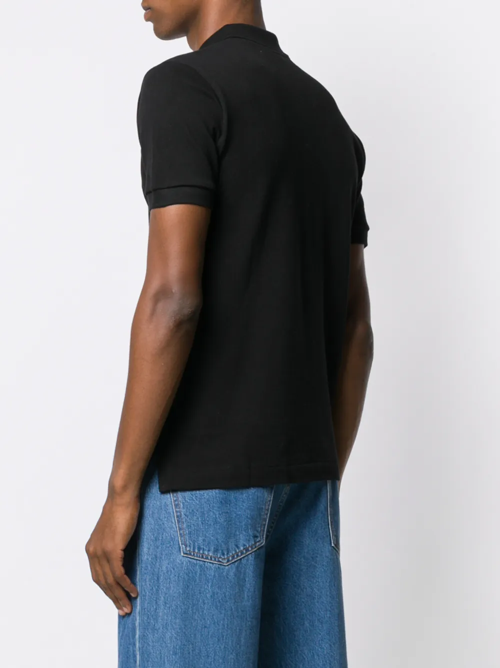 Comme Des Garçons Play Poloshirt met logo Zwart