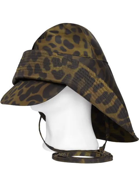 Burberry Leopard Print Rain Hat - Farfetch