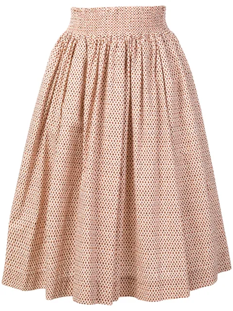 Woolrich falda de popelina estampada
