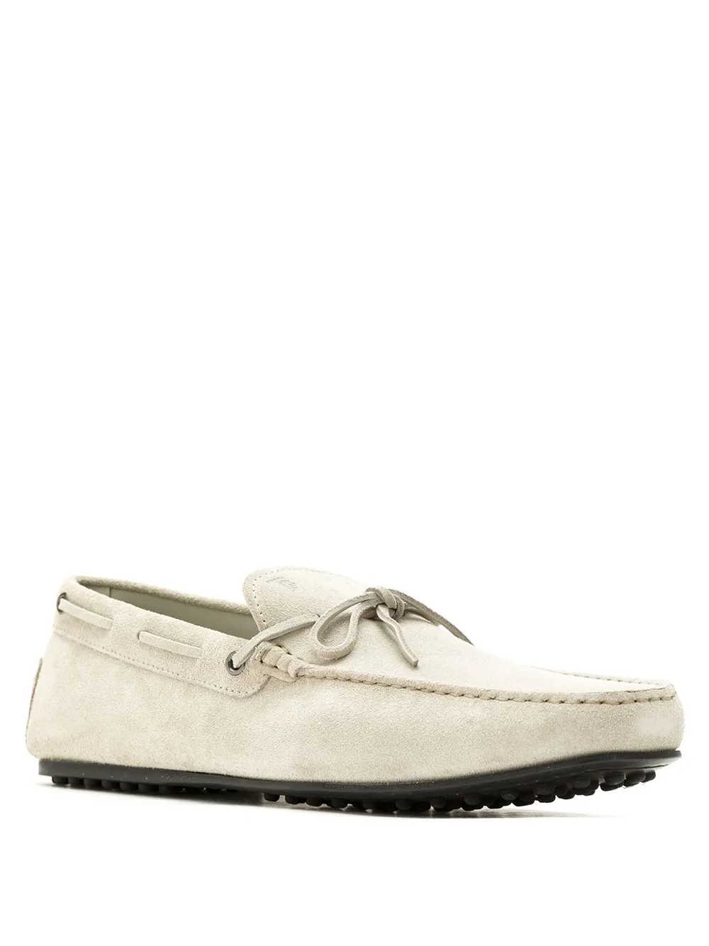 Tod's Gommino suede driving shoes Grijs
